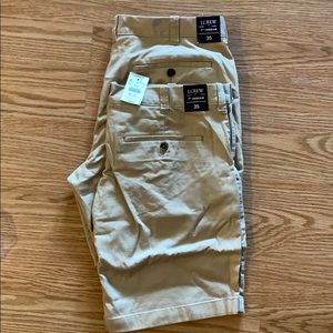 2 pair! J Crew Flex Chino short 35W. 7” inseam